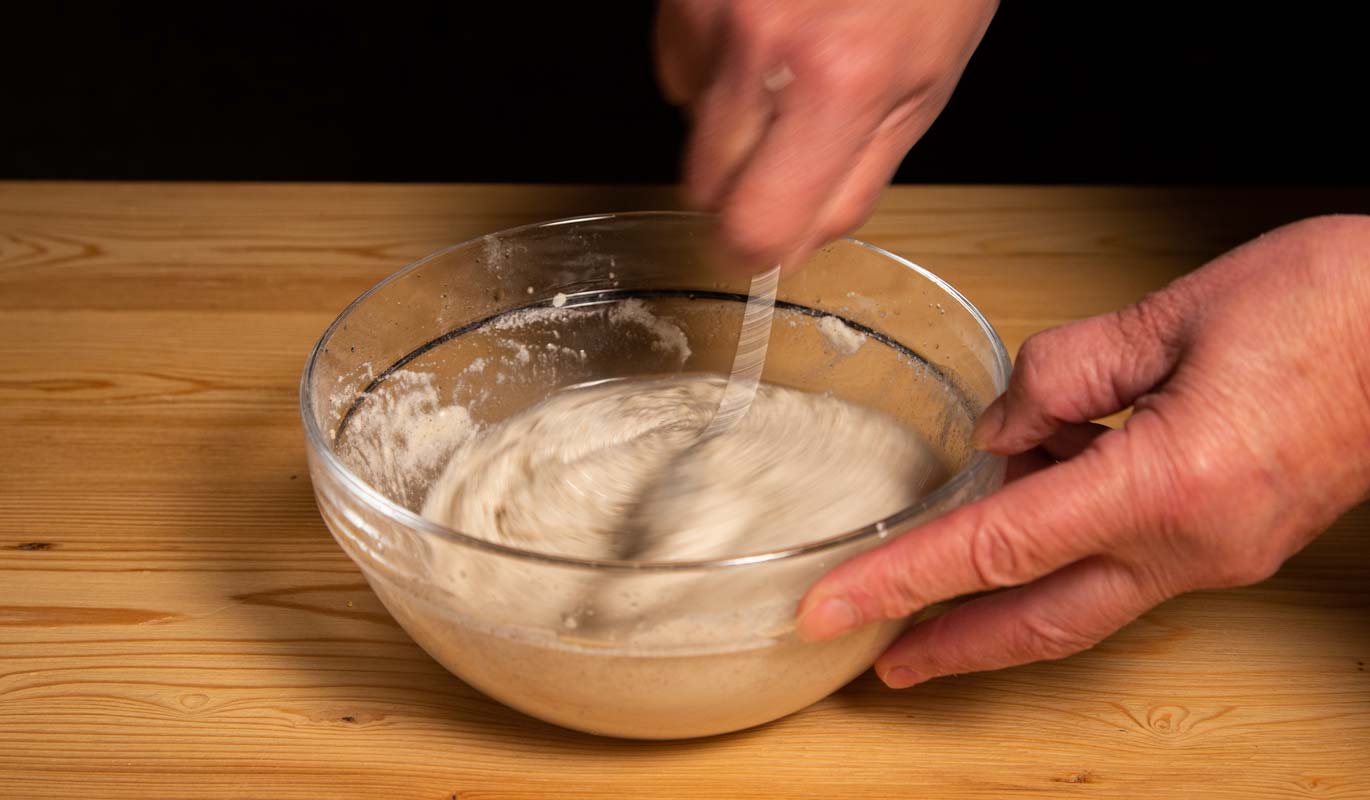 Preparazione sicatt valtellinesi la pastella